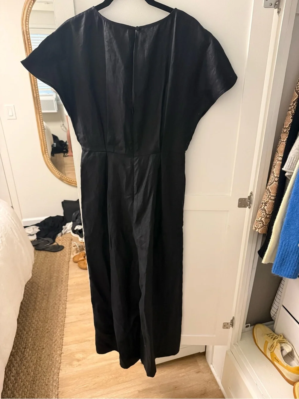 Banana Republic Black linen Jumpsuit
